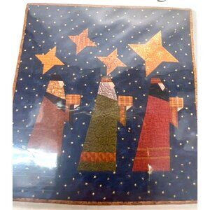 We Three Kings Quilt Pattern By Sweet Peas 22"x23.5" Stars & Gifts Design Founda